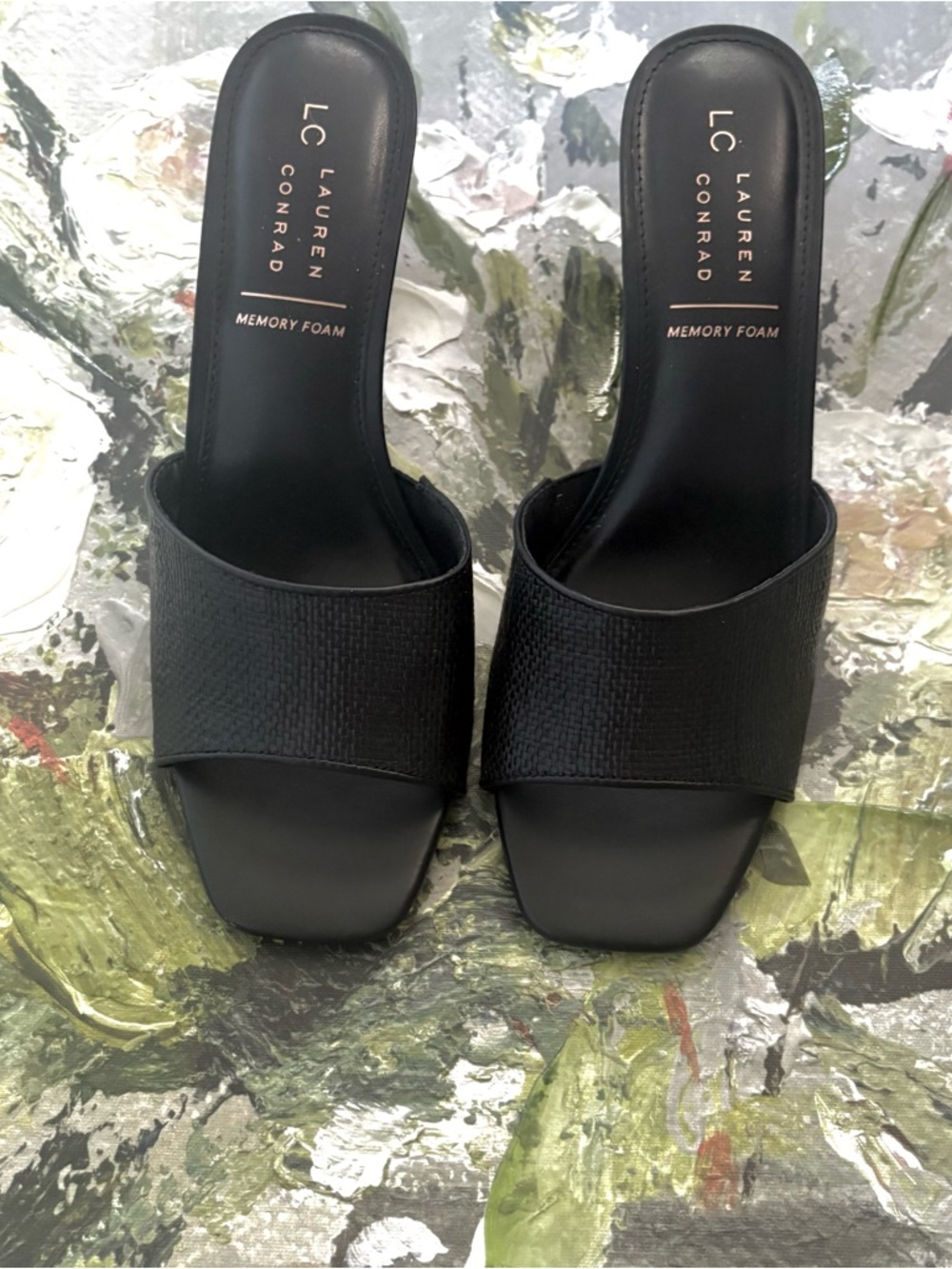 LC Lauren Conrad Woven Heels